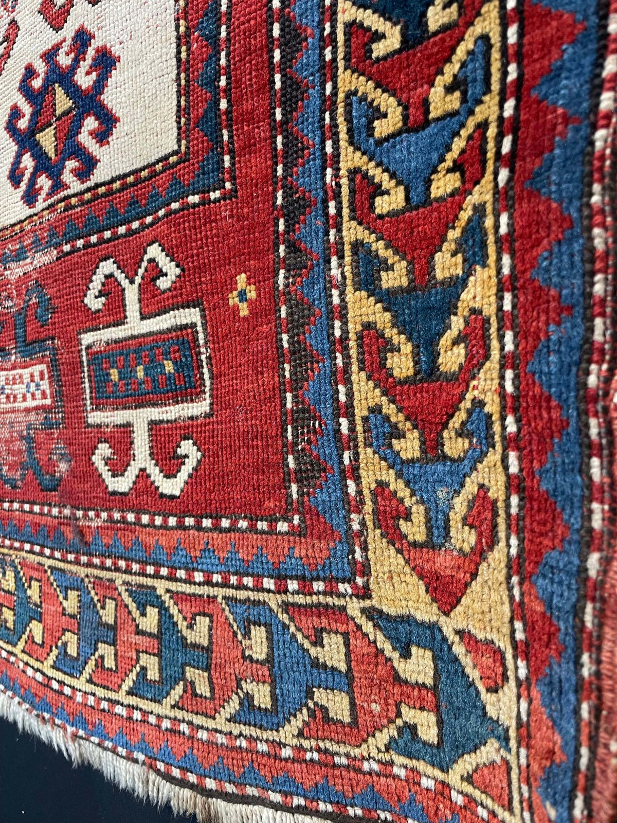 photo furniture Antique Caucasian Karachov Prayer Rug