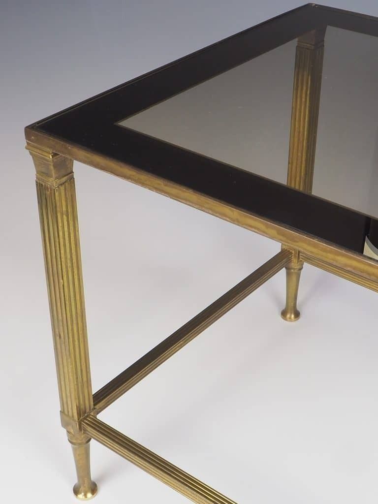Mid Century Brass Coffee / Side Table photo 350.0