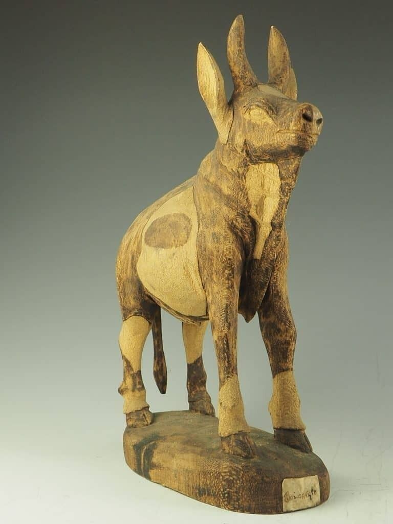 photo furniture Belcanto Folk Art Sculpture Of A Goat