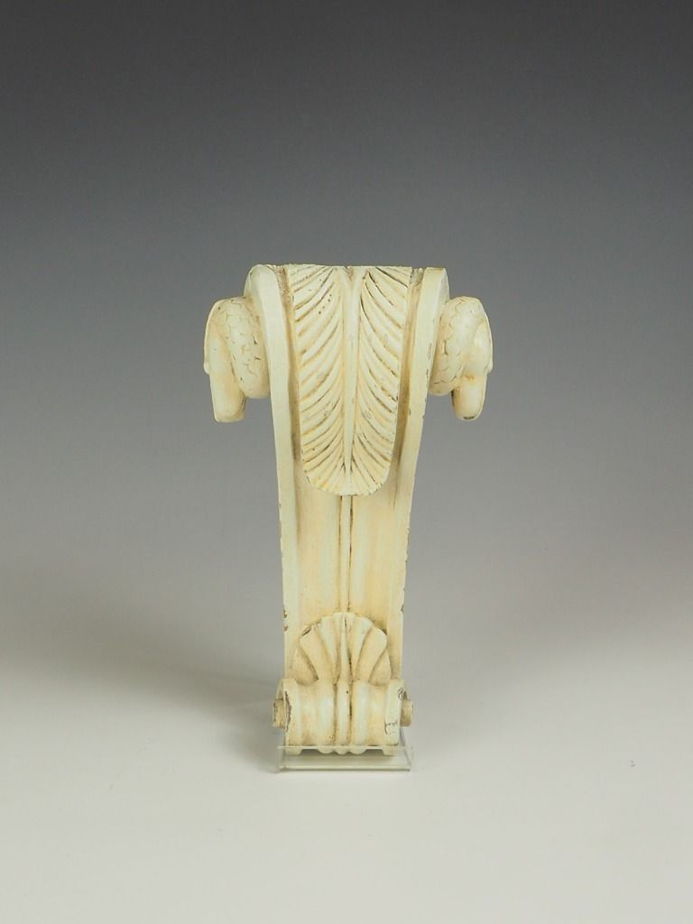 18th Antique Architectural Wood Hand Carved Corbel Salvaged French Chateau photo furniture