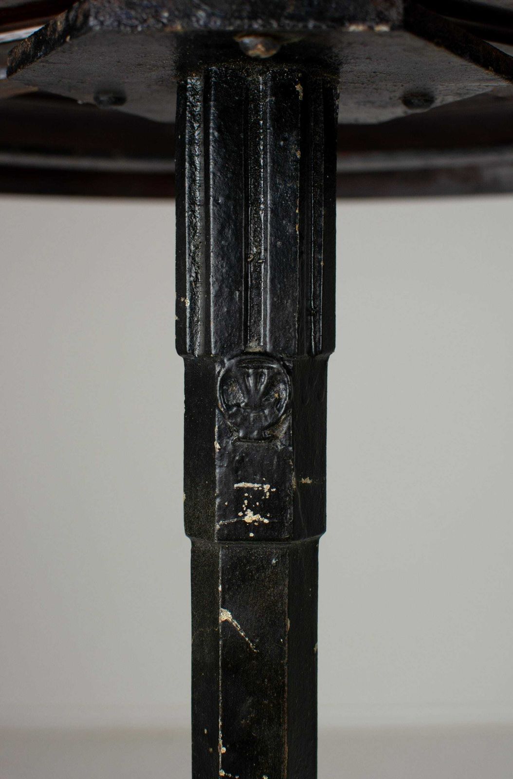 Louis Vuitton Cast Iron Bistro Table With Bakelite Top, France C.1930s photo for sale