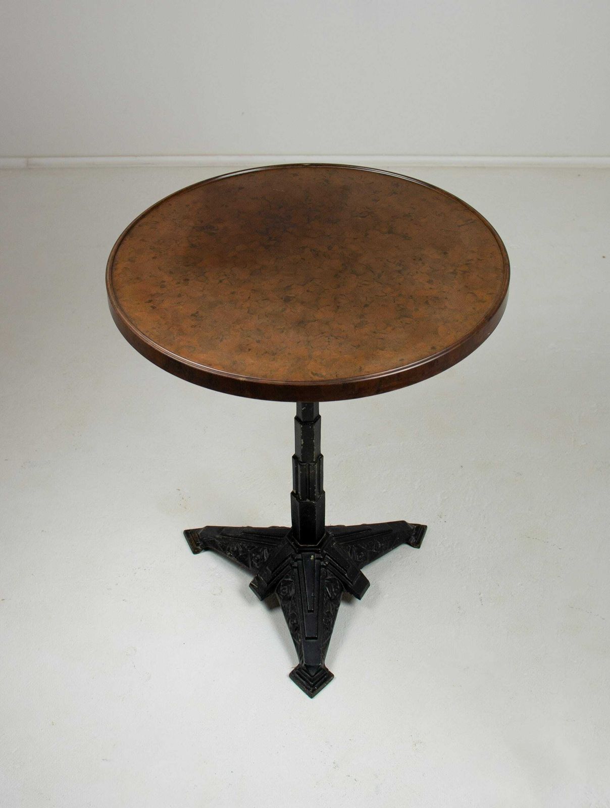 Louis Vuitton Cast Iron Bistro Table With Bakelite Top, France C.1930s photo Furniture