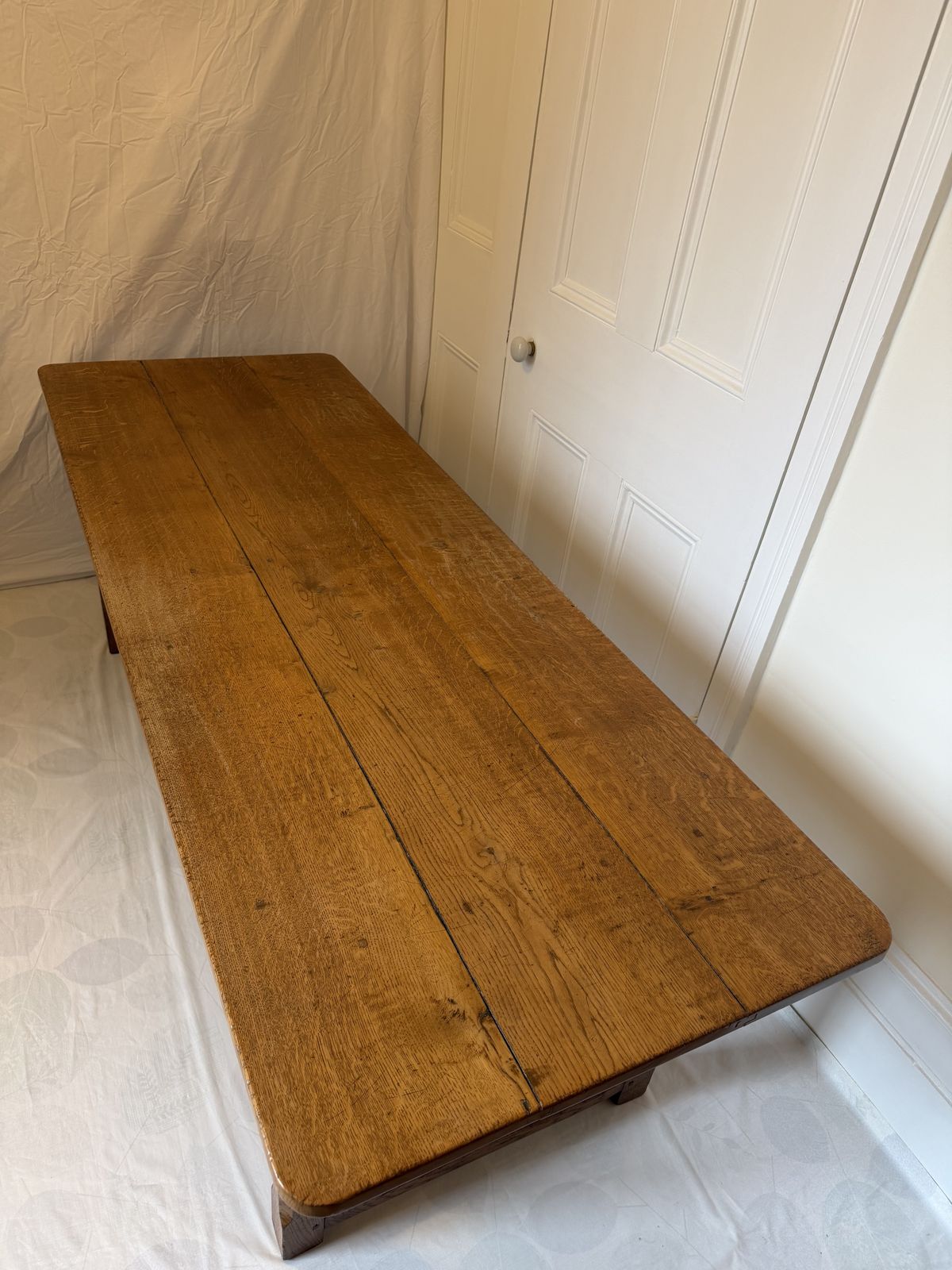 Good Quality, Solid Oak Reproduction Refectory Table photo 1850.0