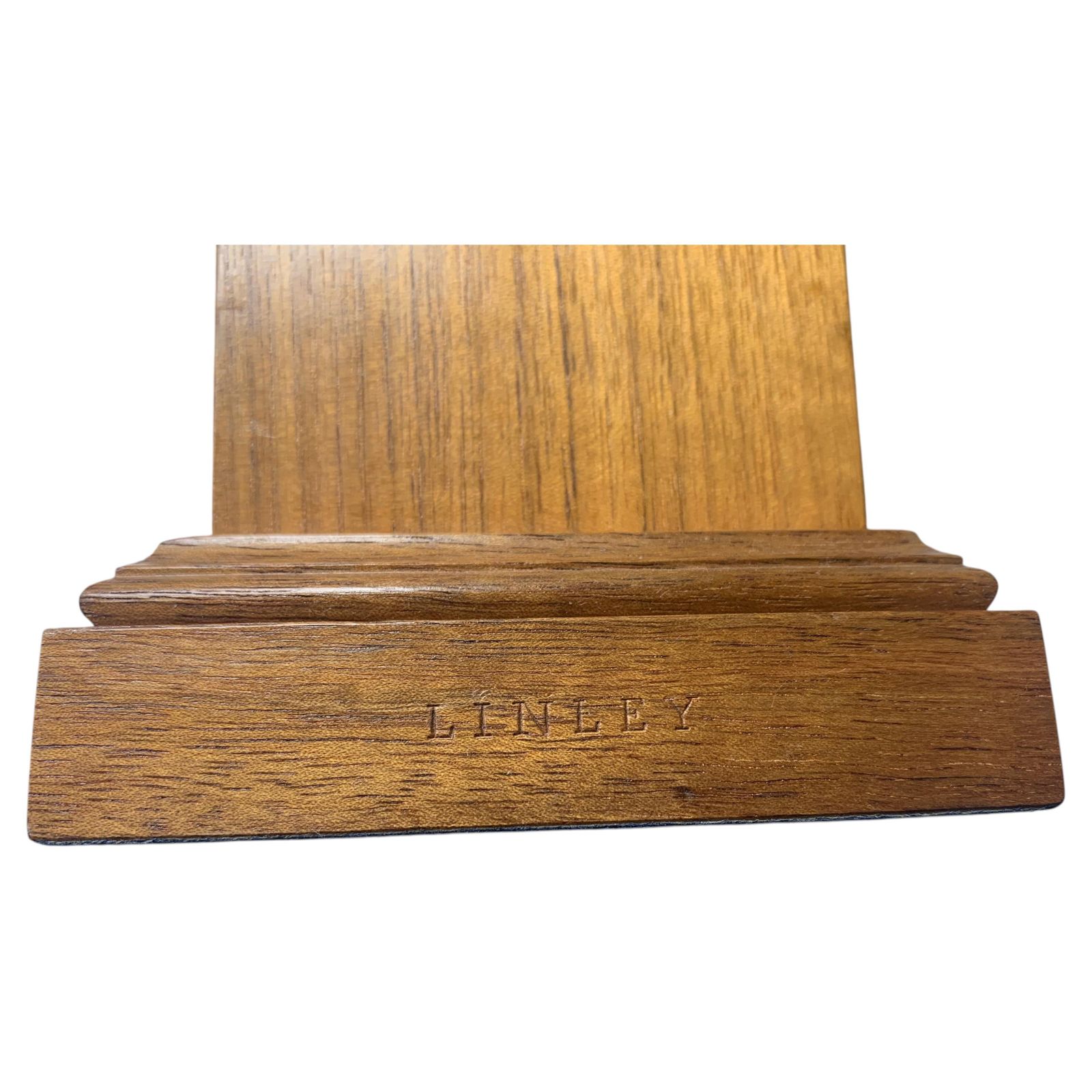 David Linley Sycamore And Walnut Wood Desk Obelisk photo vinterior