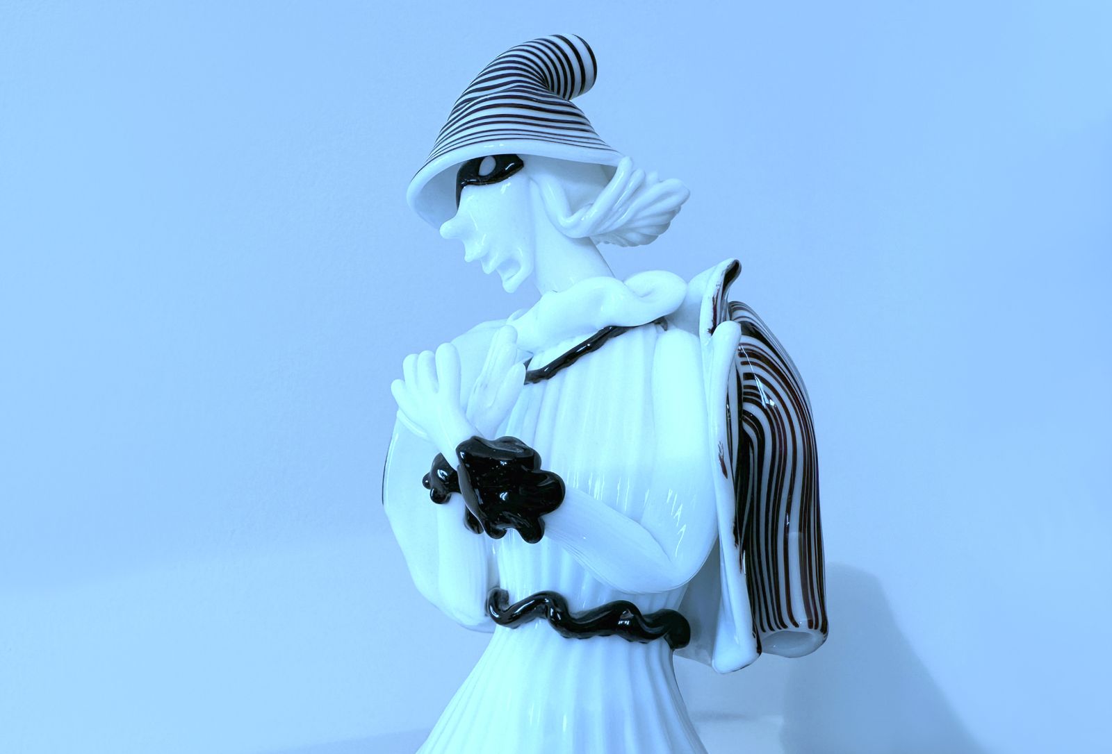 Venini   Fulvio Bianconi   Glass Sculpture Mod. Tartaglia   1948 photo for sale