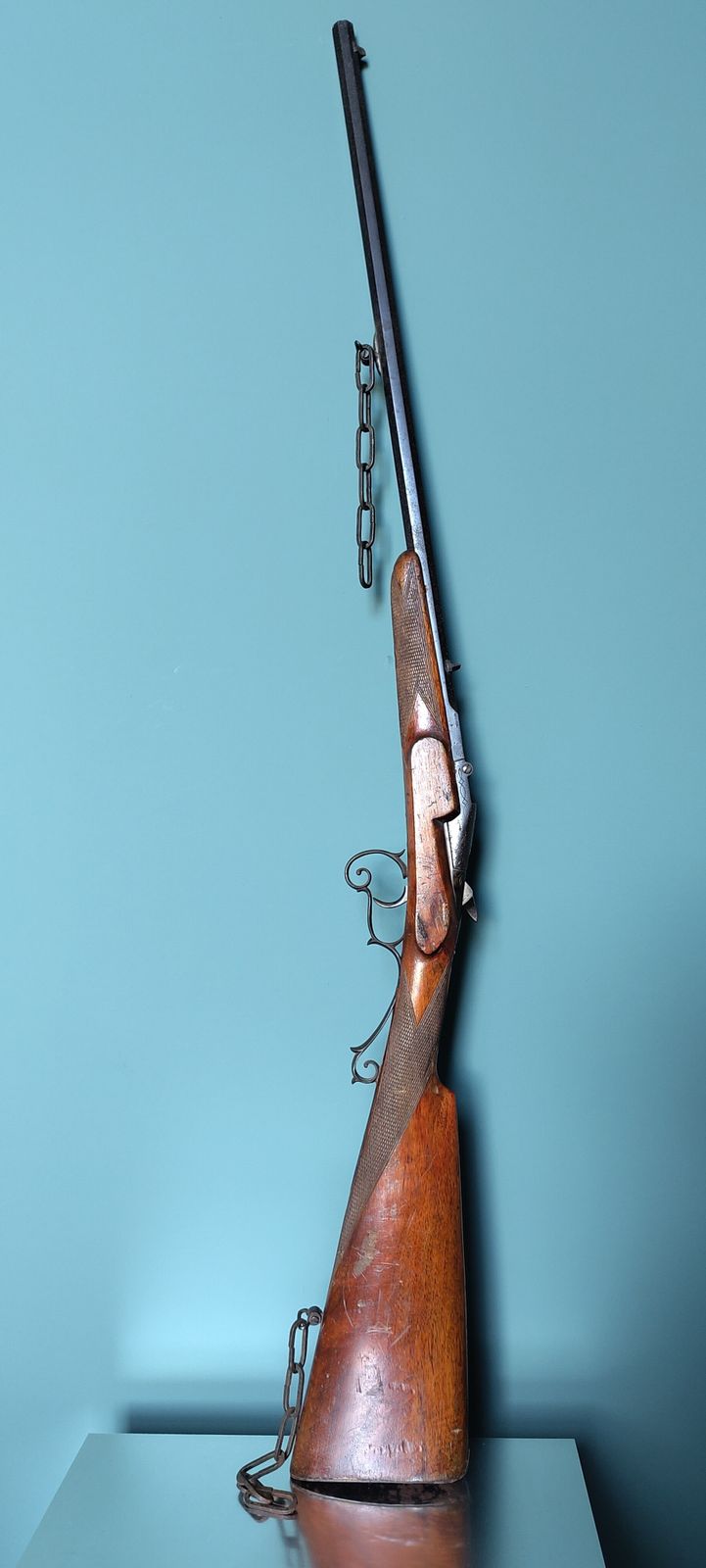 Finely Crafted Belgian Decorative Lodge Rifle, Engraved & Carved (C. 1893–1930)