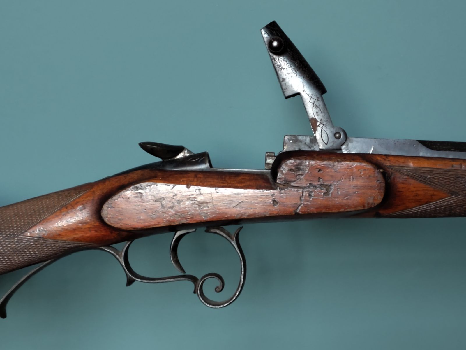 Finely Crafted Belgian Decorative Lodge Rifle, Engraved & Carved (C. 1893–1930) photo Art