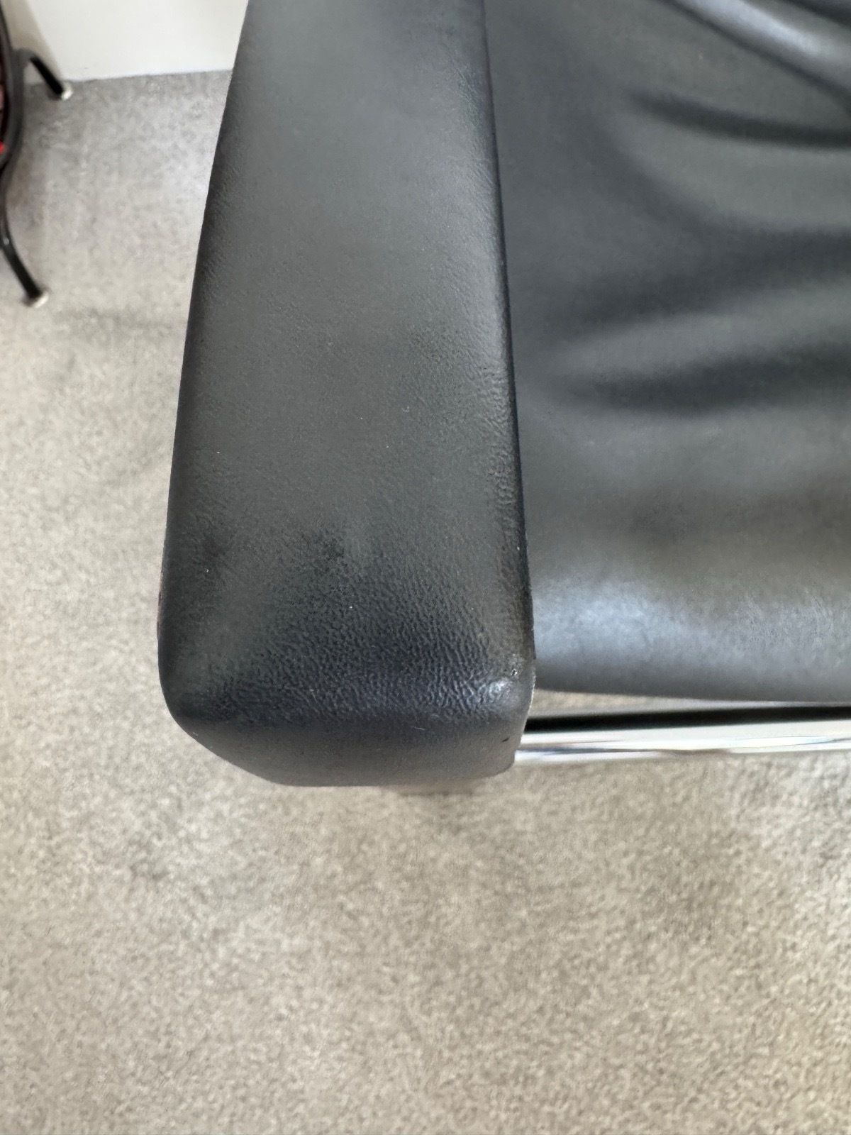 Arkana Safari Chairs By Maurice Burke. Black & Chrome. Pair Of Chairs. photo 1100.0