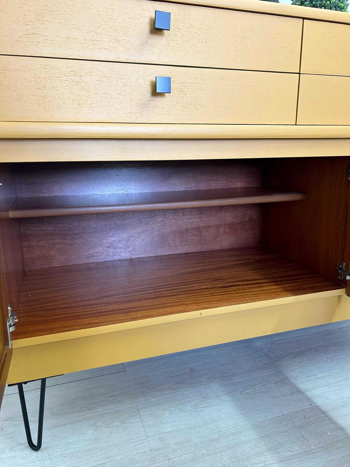 Large Nathan Yellow Mustard Sideboard photo 1055.0