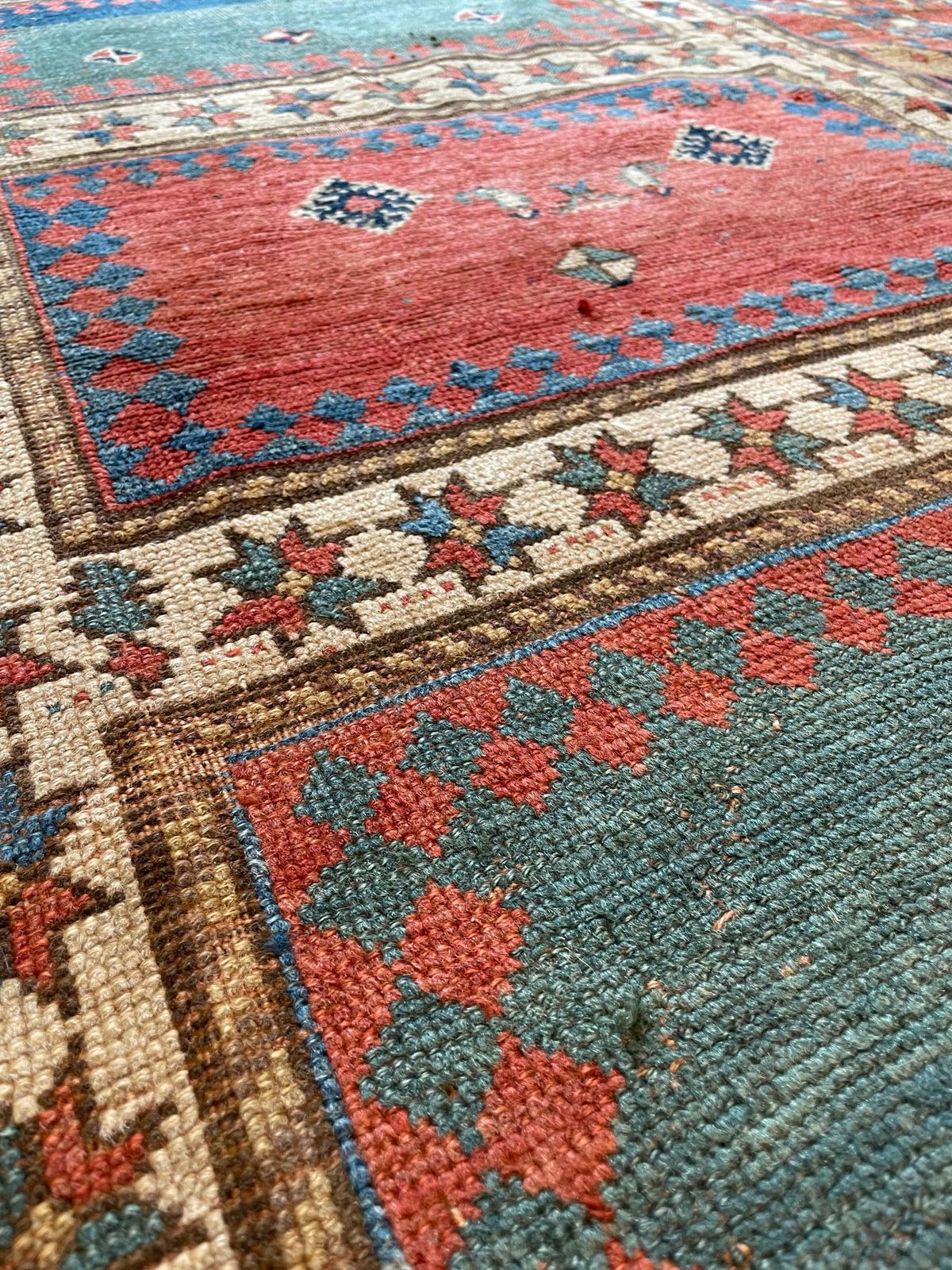 Antique Caucasian Kazak Bordjalou Rug photo 5995.0