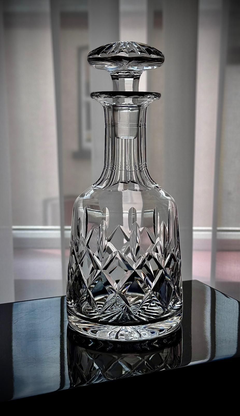 photo vintage Stuart Crystal Ashford Whisky Decanter, Cut Glass