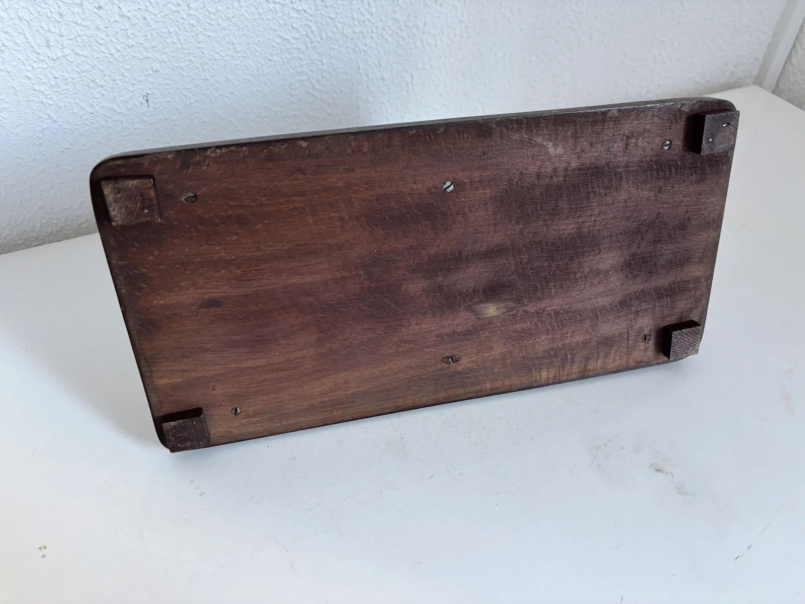 Home Decor Vintage 1960s Cigarette Holder Dispenser, Wood, Metal, Copper   31 X 15 Cm photo