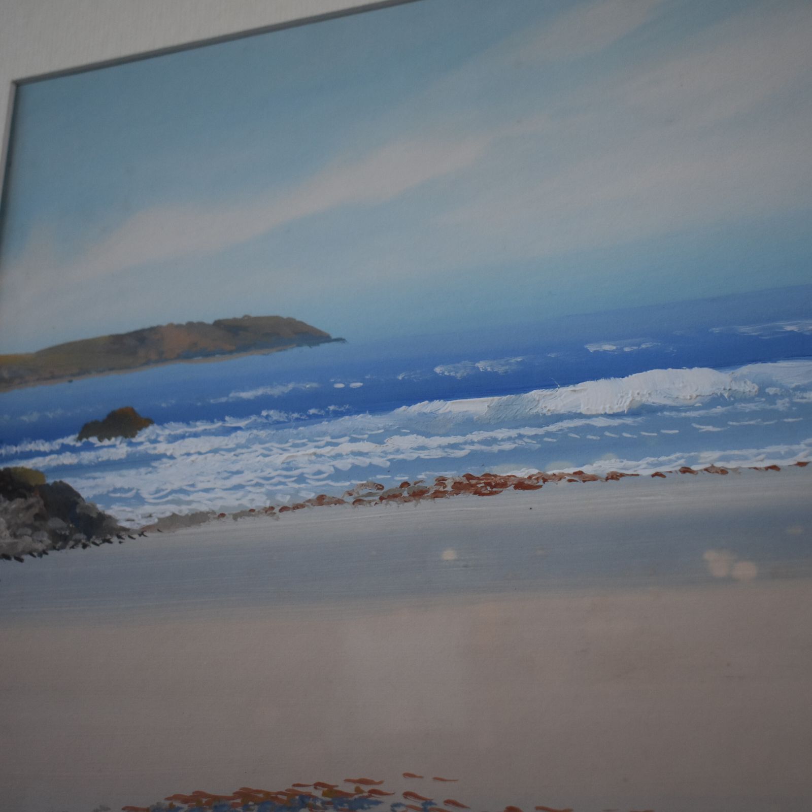 Antique 1920s Reginald Daniel Sherrin South West Seascape Watercolour Painting photo 165.0
