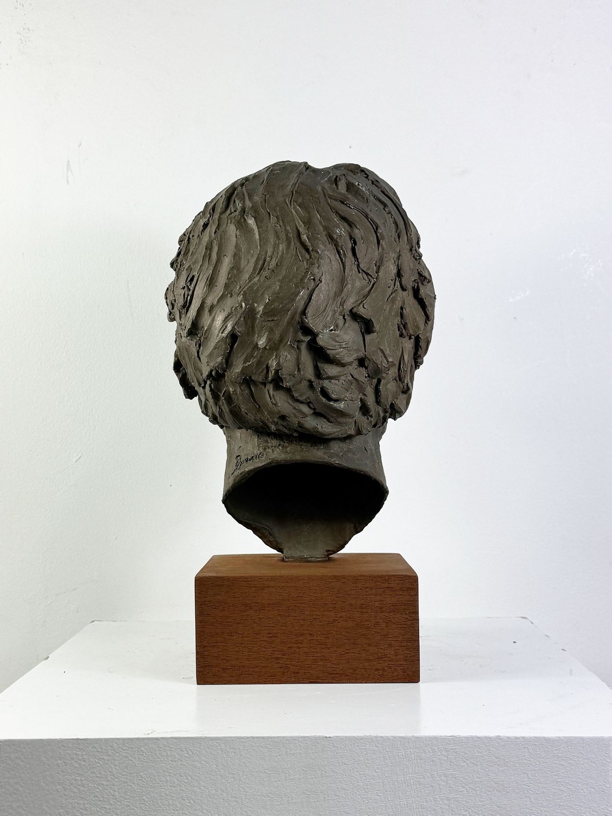 Mid Century Cold Cast Bronze Bust “Irene” – Signed Dowie, London Studio Sculpture photo for sale