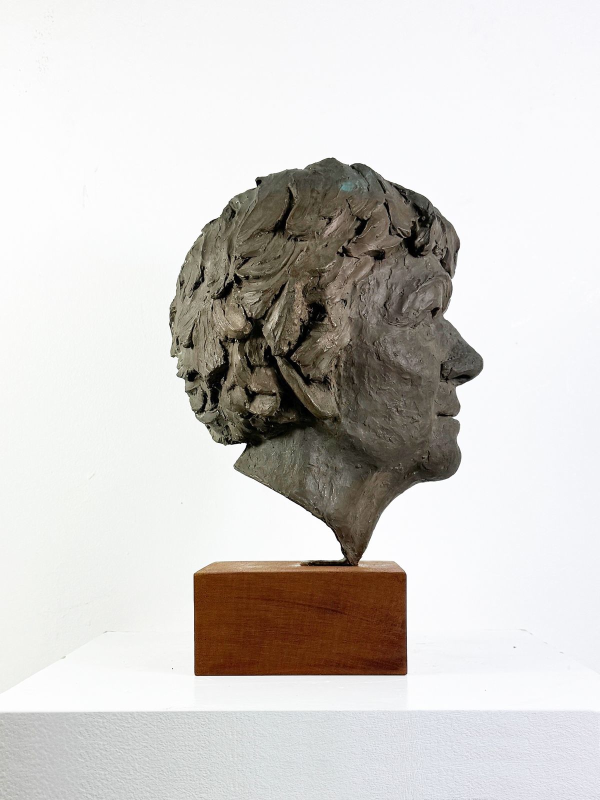 Mid Century Cold Cast Bronze Bust “Irene” – Signed Dowie, London Studio Sculpture