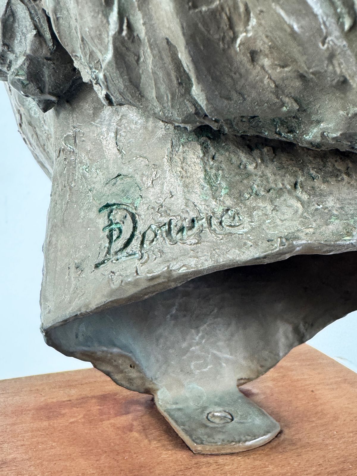 Mid Century Cold Cast Bronze Bust “Irene” – Signed Dowie, London Studio Sculpture photo vinterior