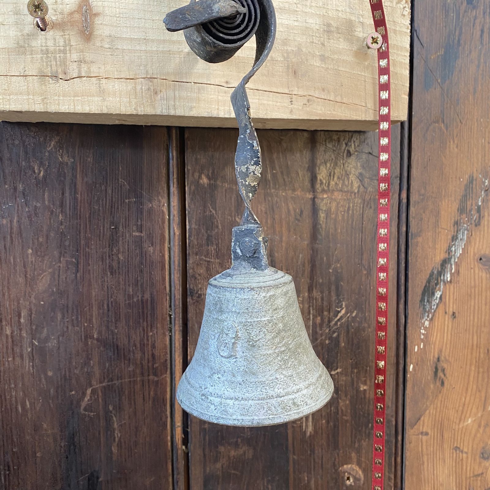 Antique Victorian Butlers Servants Call Shop Front Door Hand Pulled Bell photo buy