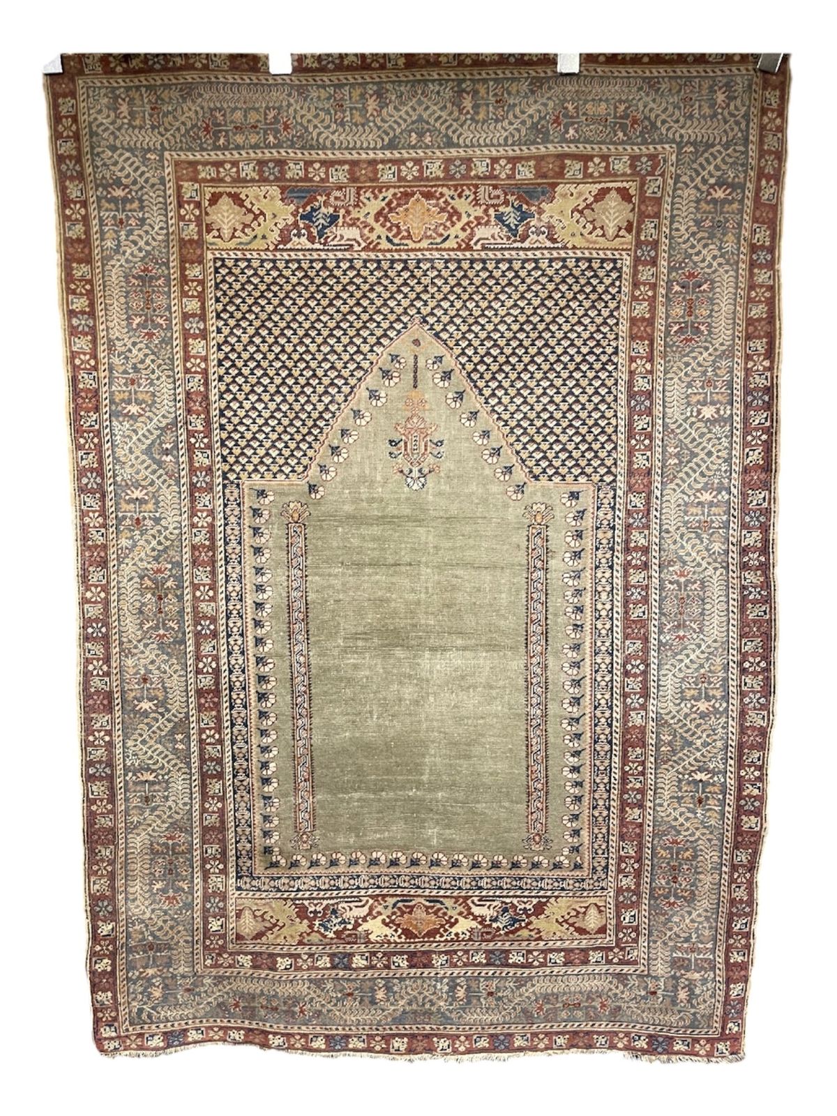 photo furniture Antique Anatolian Ghiordes Prayer Rug