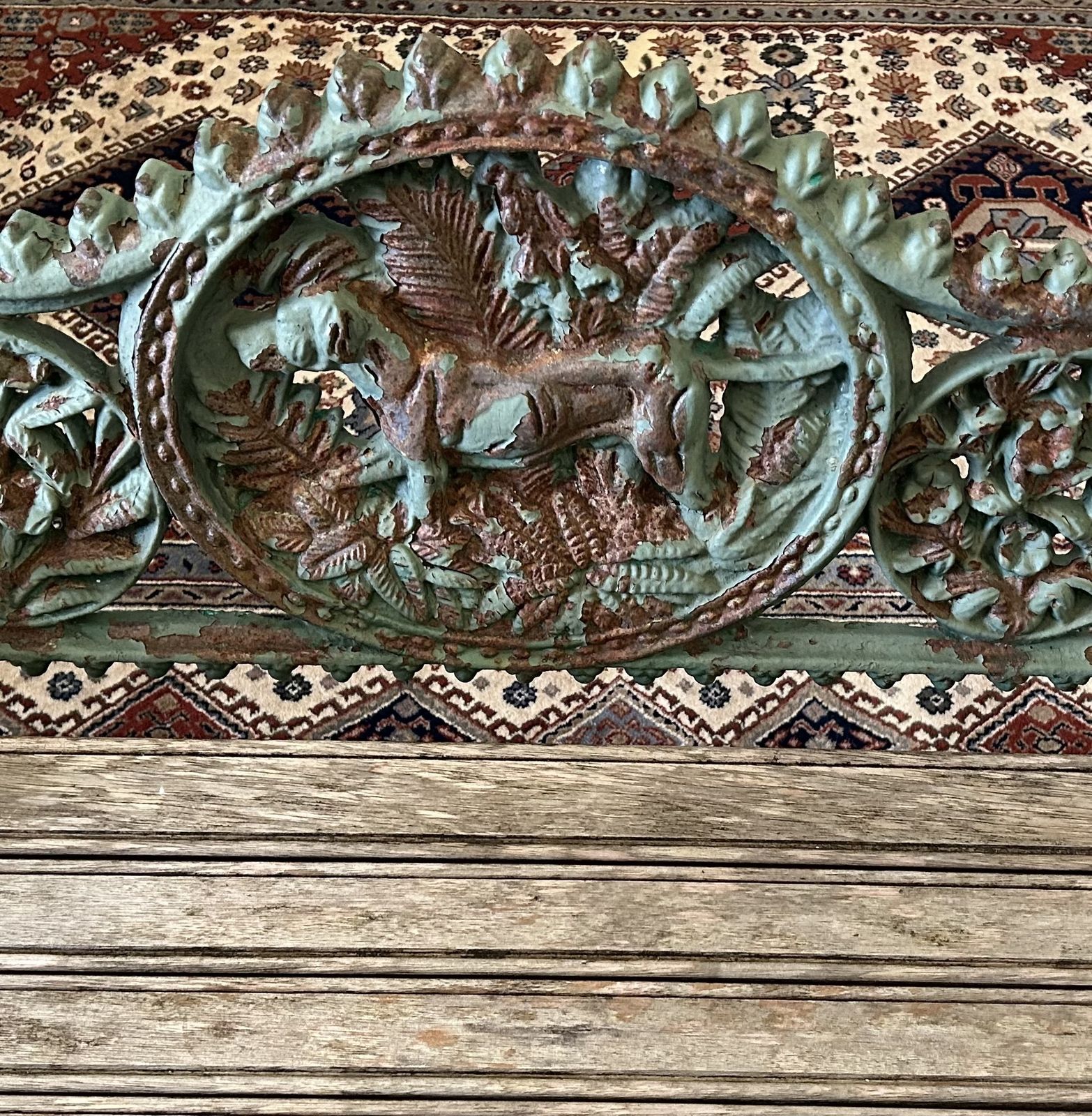 Cast Iron Garden Seating Set photo for sale