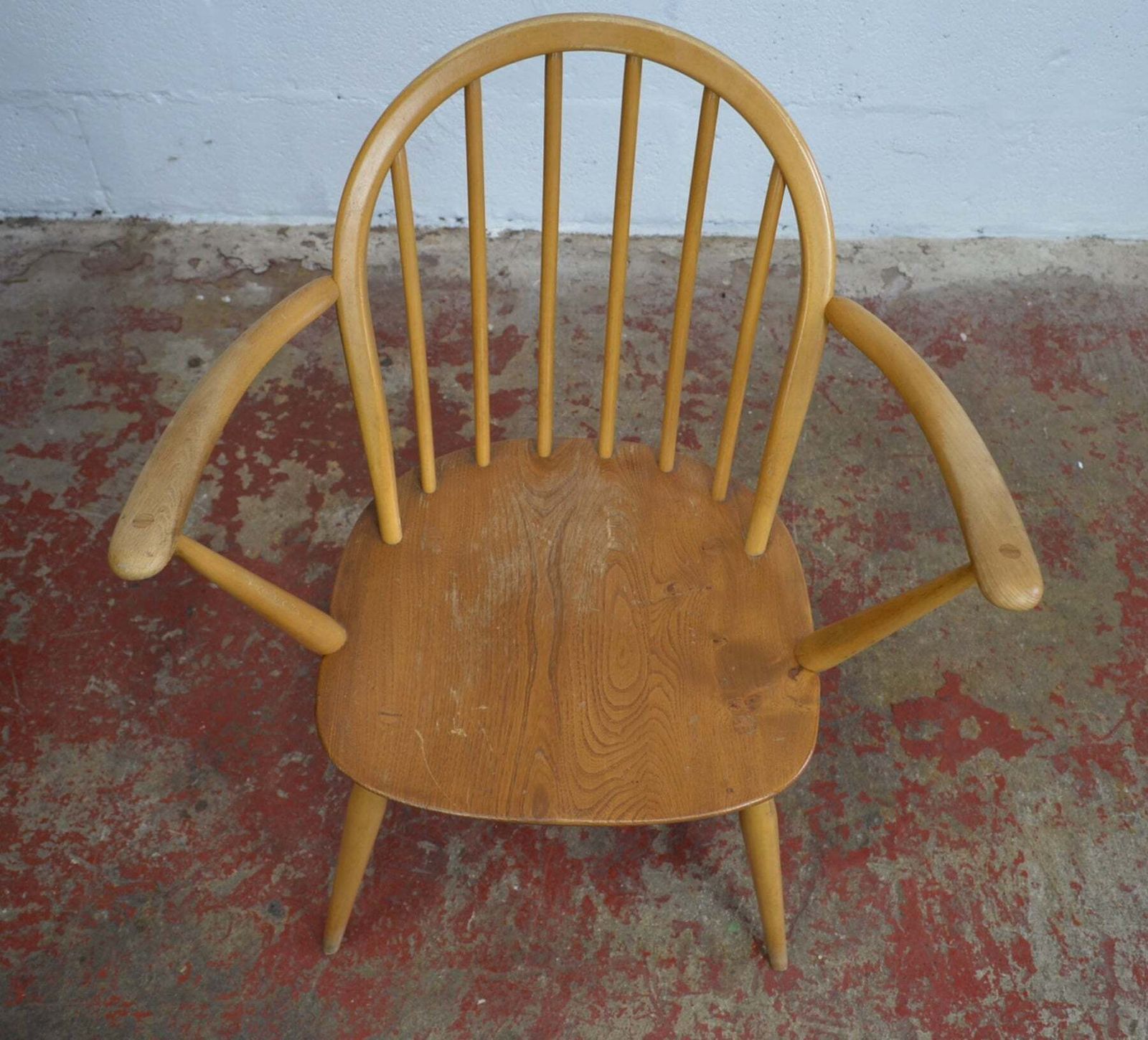 Vintage Ercol Carver Chair Windsor Model 370 photo vinterior