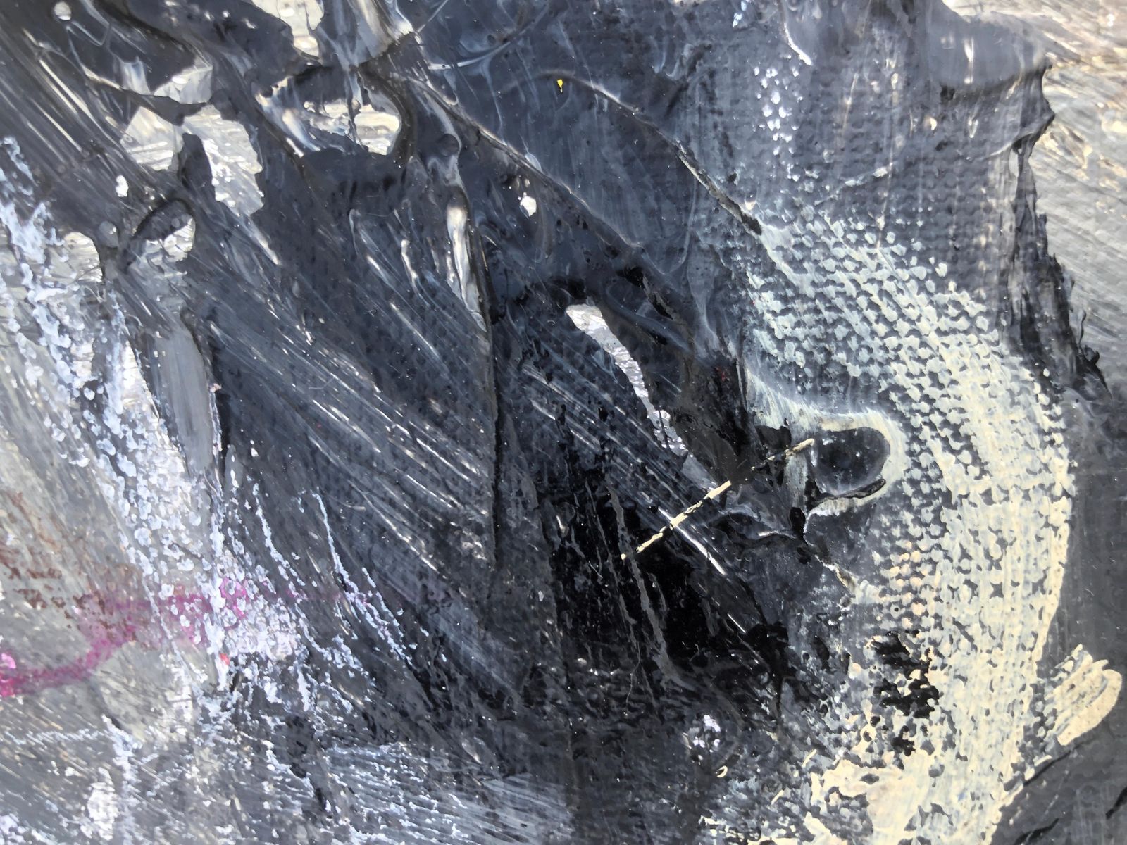 Nerea Caos Abstract Expressionist Self Portrait Oil Painting Contemporary Figurative Art 2023 photo 750.0