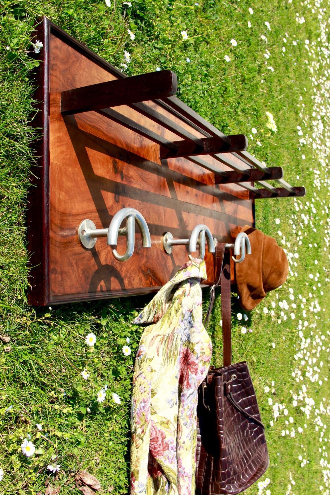 photo for sale Arturo, Antique Art Deco Wall Coat Hanger, Italy, 1930s