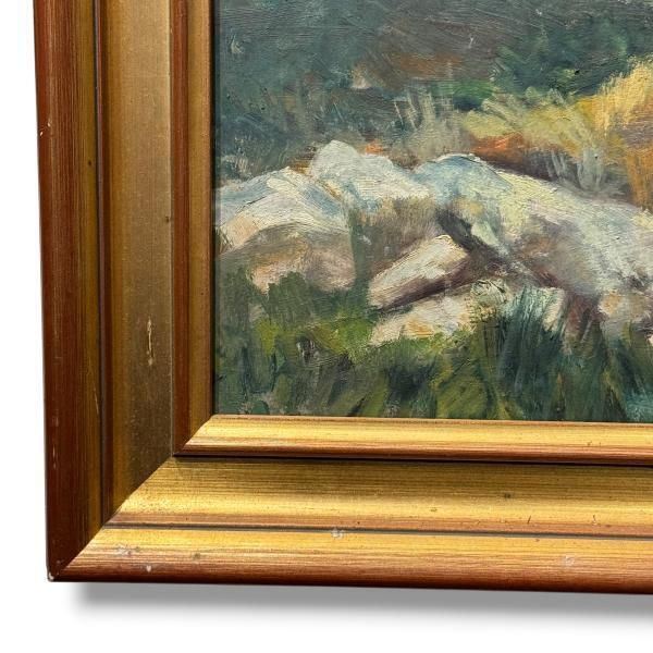 George Odlin "Rannoch Moor" Oil On Board photo 225.0