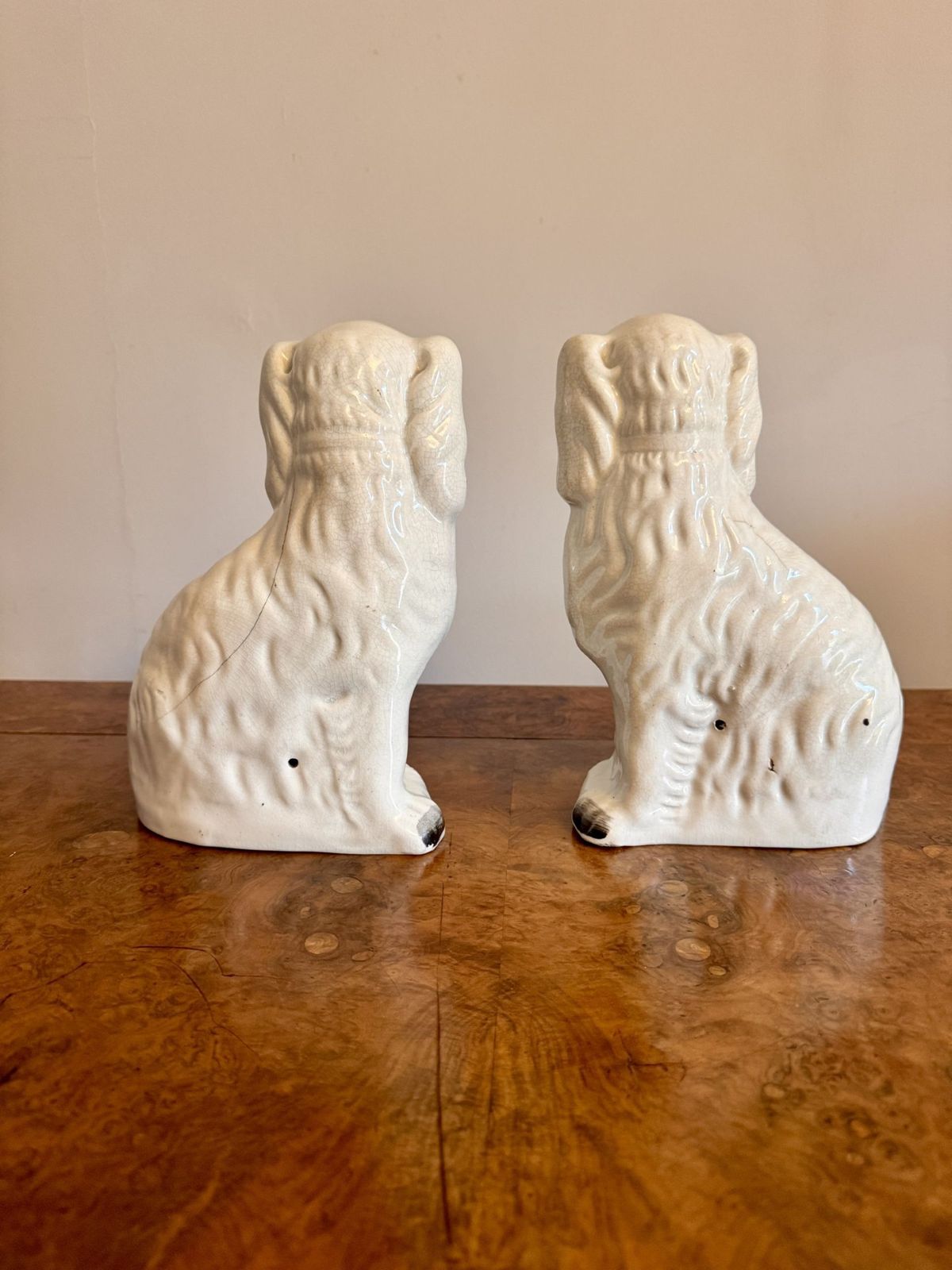 Wonderful Pair Of Victorian Staffordshire Dogs photo for sale