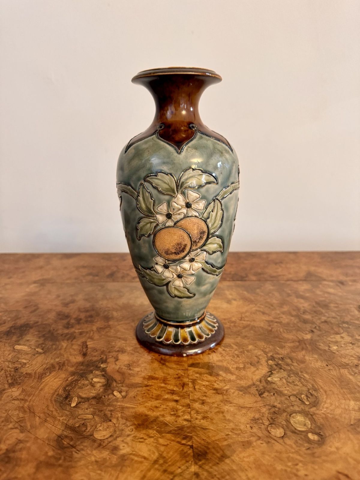 Fantastic Quality Pair Of Doulton Lambeth Vases By Eliza Simmance photo vinterior