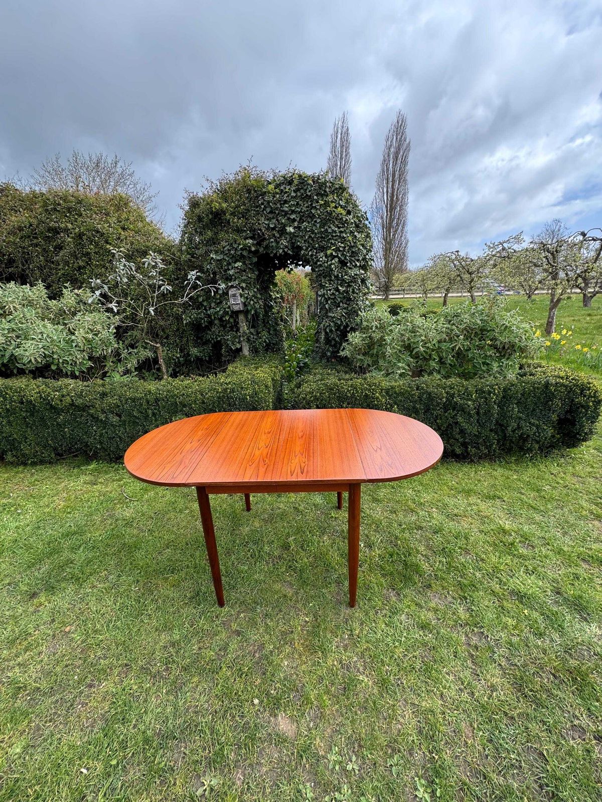 photo buy Mid Century Danish Teak Dining Table By Arne Vodder Seats 10 And 8 'Lis' Chairs By Nile Keofoed : 1960