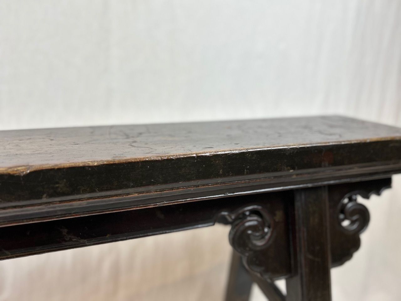 Antique Chinese Wooden Bench, 19th Century photo buy