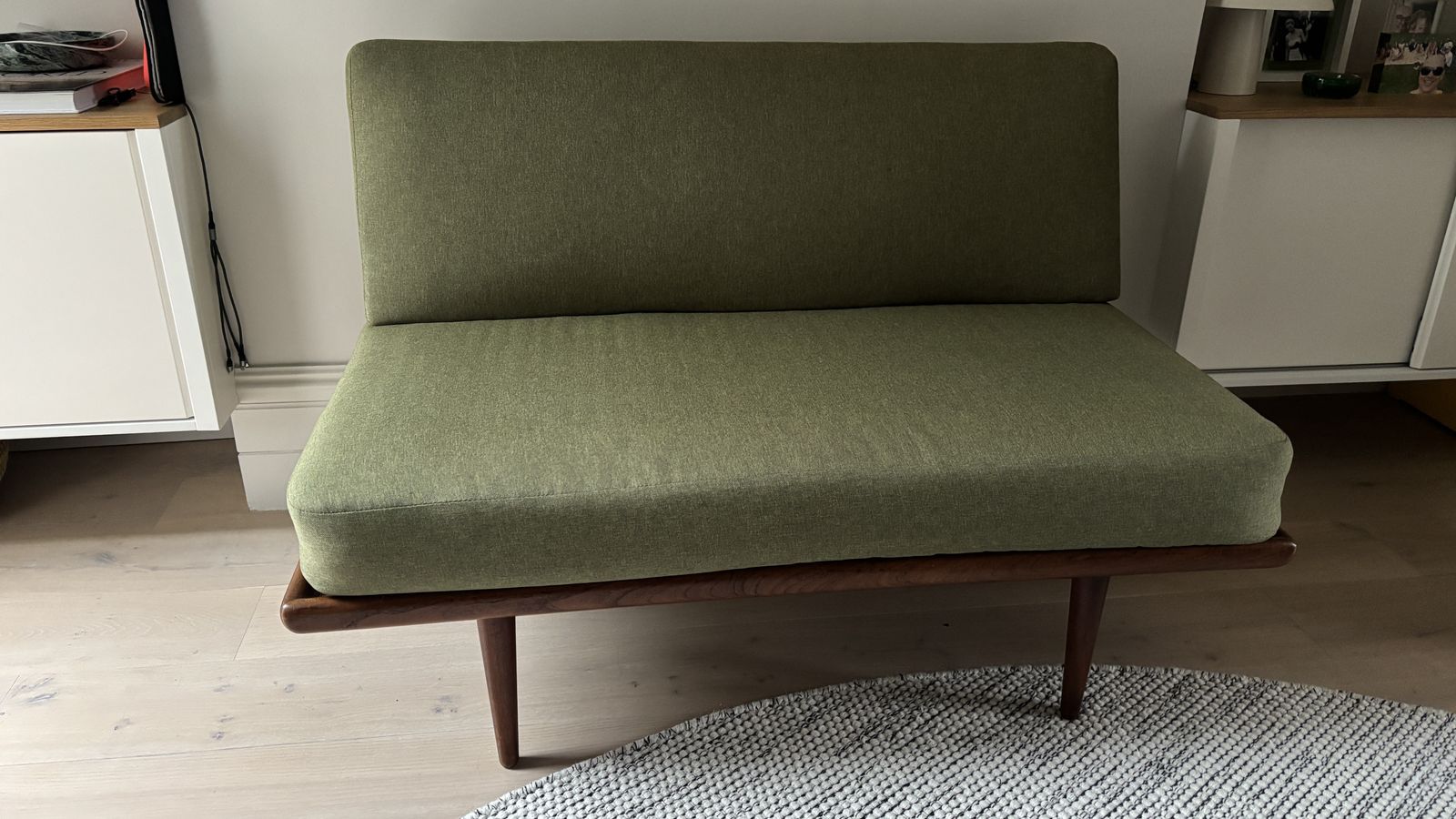 Two Seater Minerva Sofa Peter Hvidt & Orla Mølgaard For France & Søn photo for sale