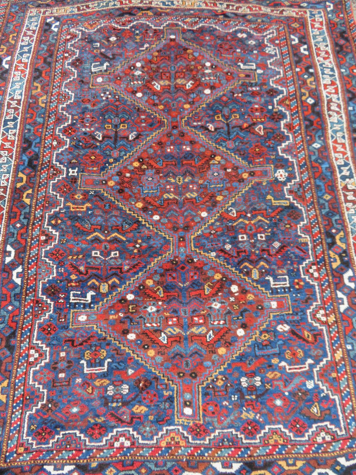 Antique Tribal Rug. 214cm X 167cm. photo for sale