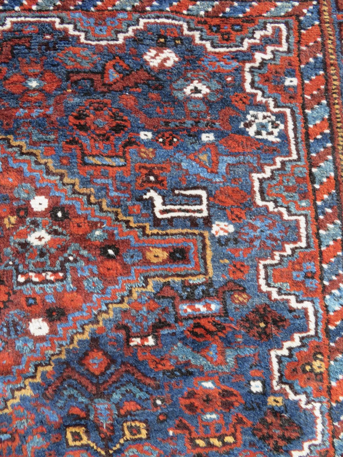 photo buy Antique Tribal Rug. 214cm X 167cm.