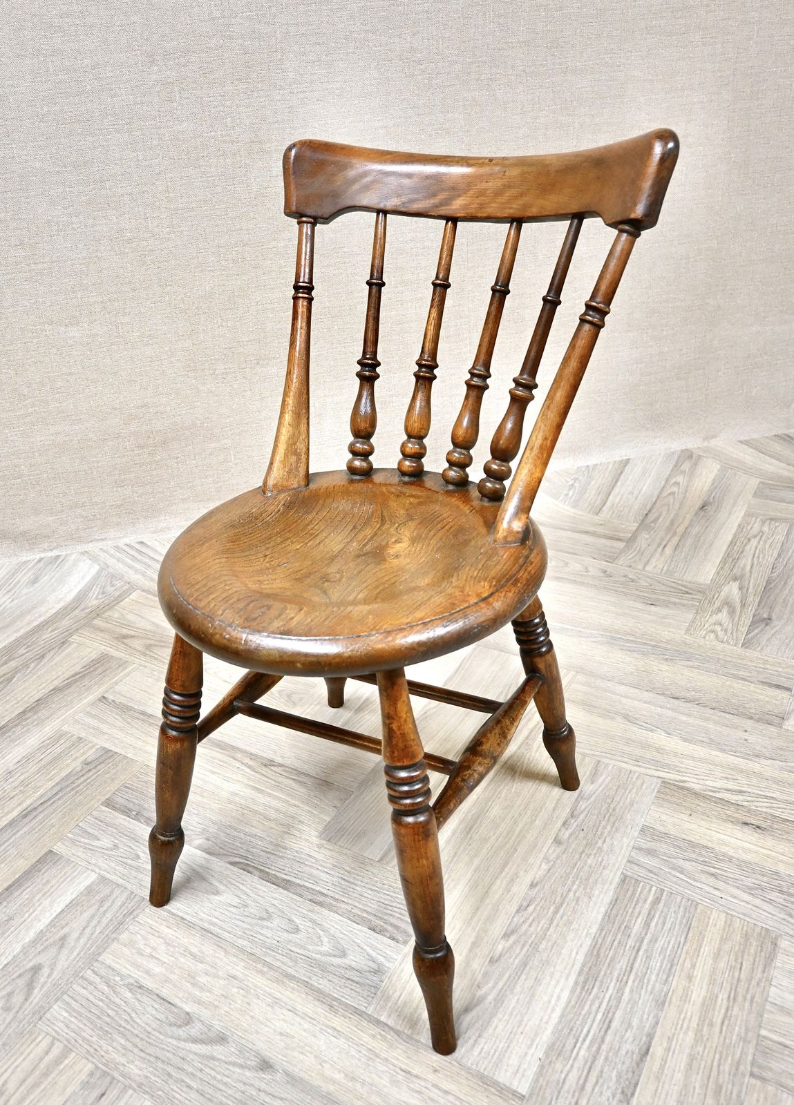 Set Of 4 Penny Seat Windsor Kitchen Dining Chairs photo 775.0