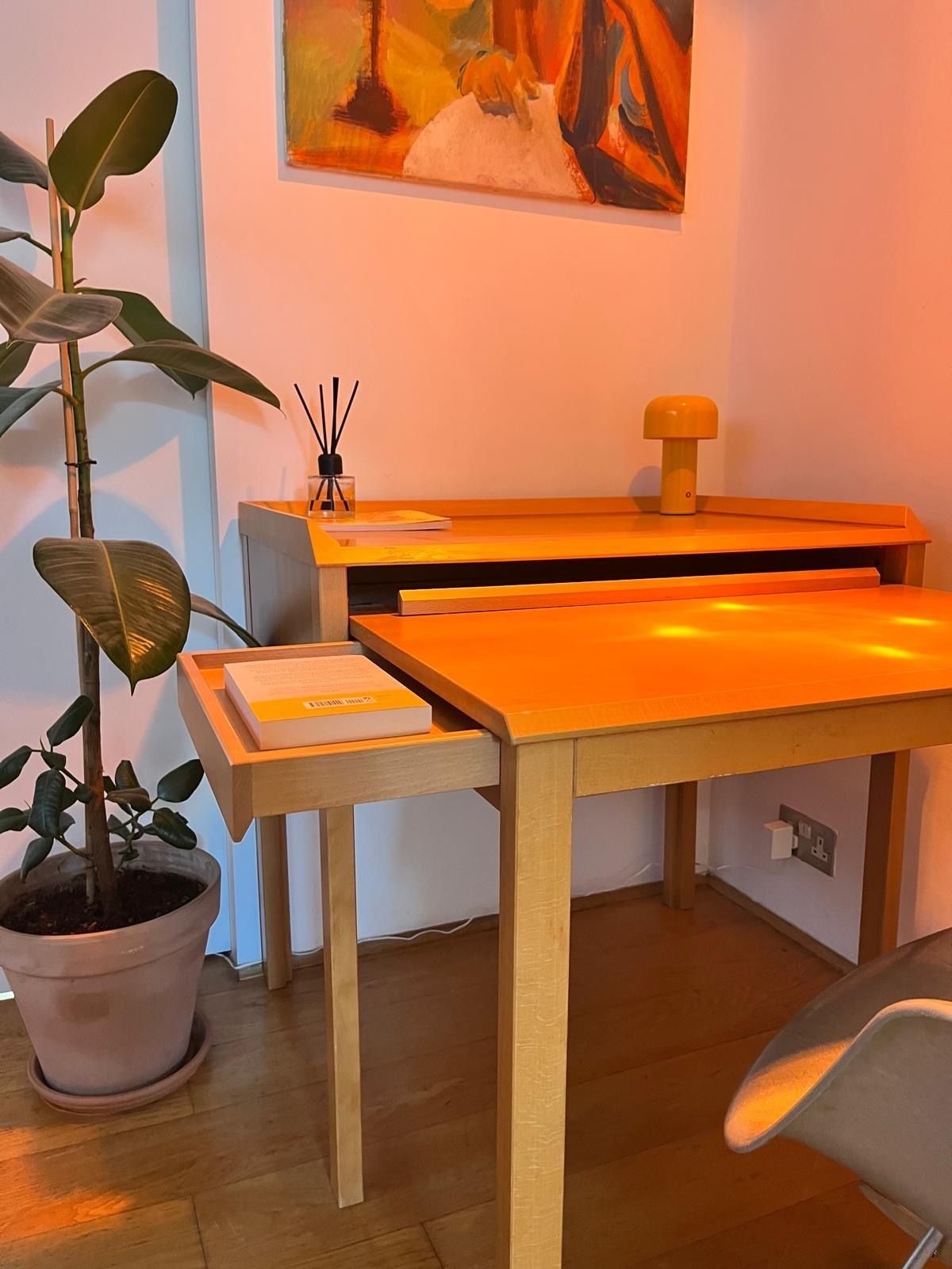 Terence Conran Nexus Desk – Beech Wood – Minimalist / Mid Century Style photo for sale