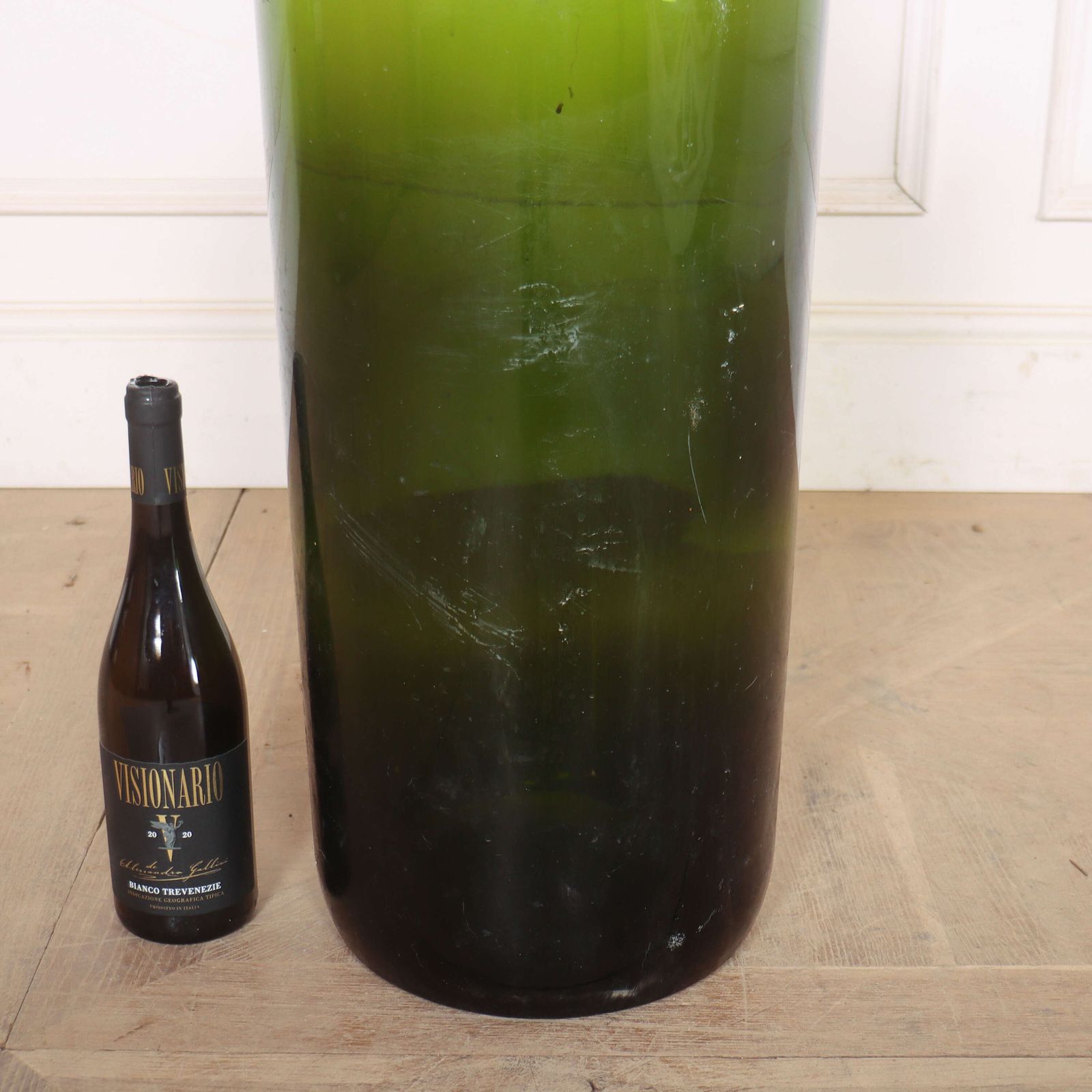 Large Italian Wine Bottle, 1920s photo Home Decor