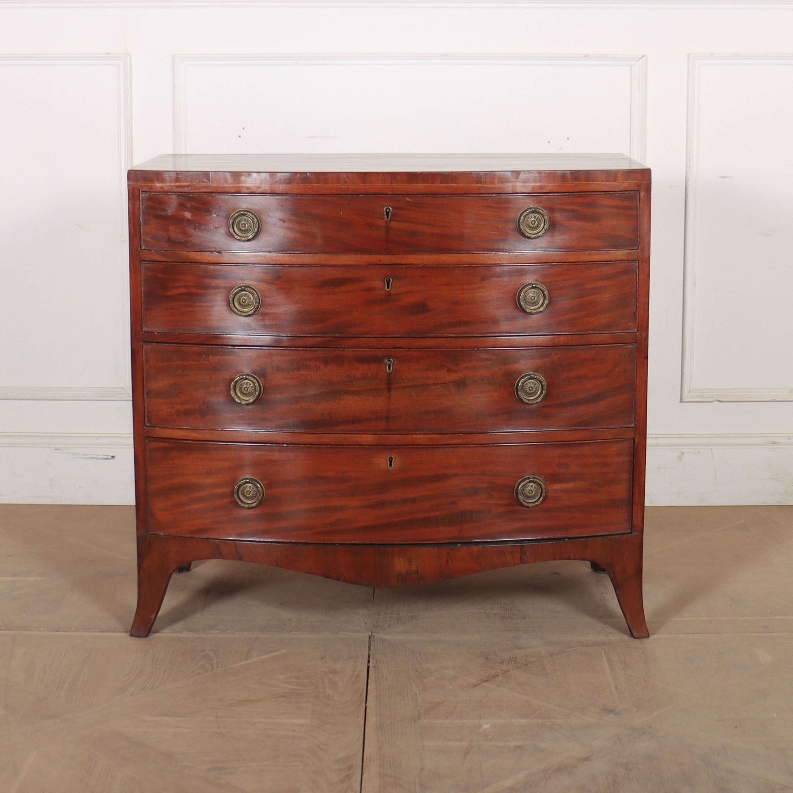 English Bowfront Chest Of Drawers photo furniture