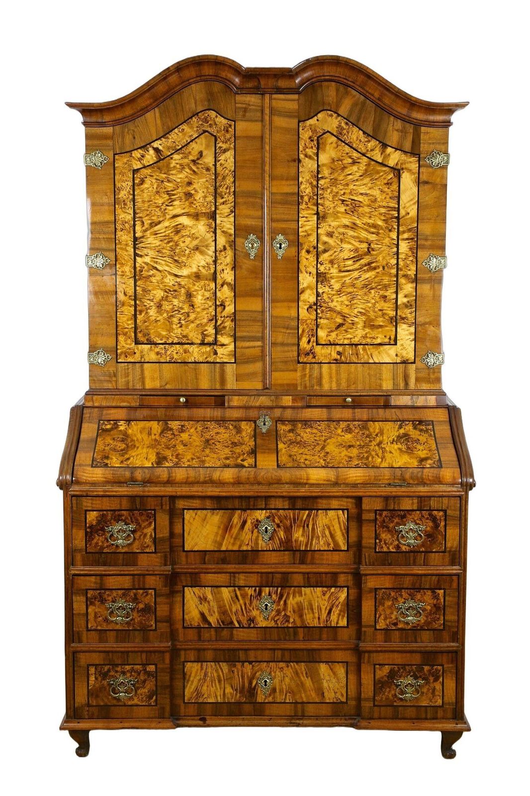 18th Century Baroque Secretaire/ Writing Cabinet, Germany Ca. 1770