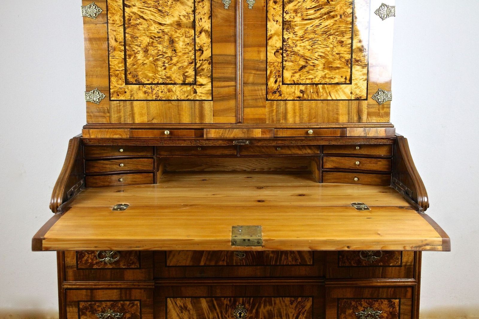 18th Century Baroque Secretaire/ Writing Cabinet, Germany Ca. 1770 photo vinterior