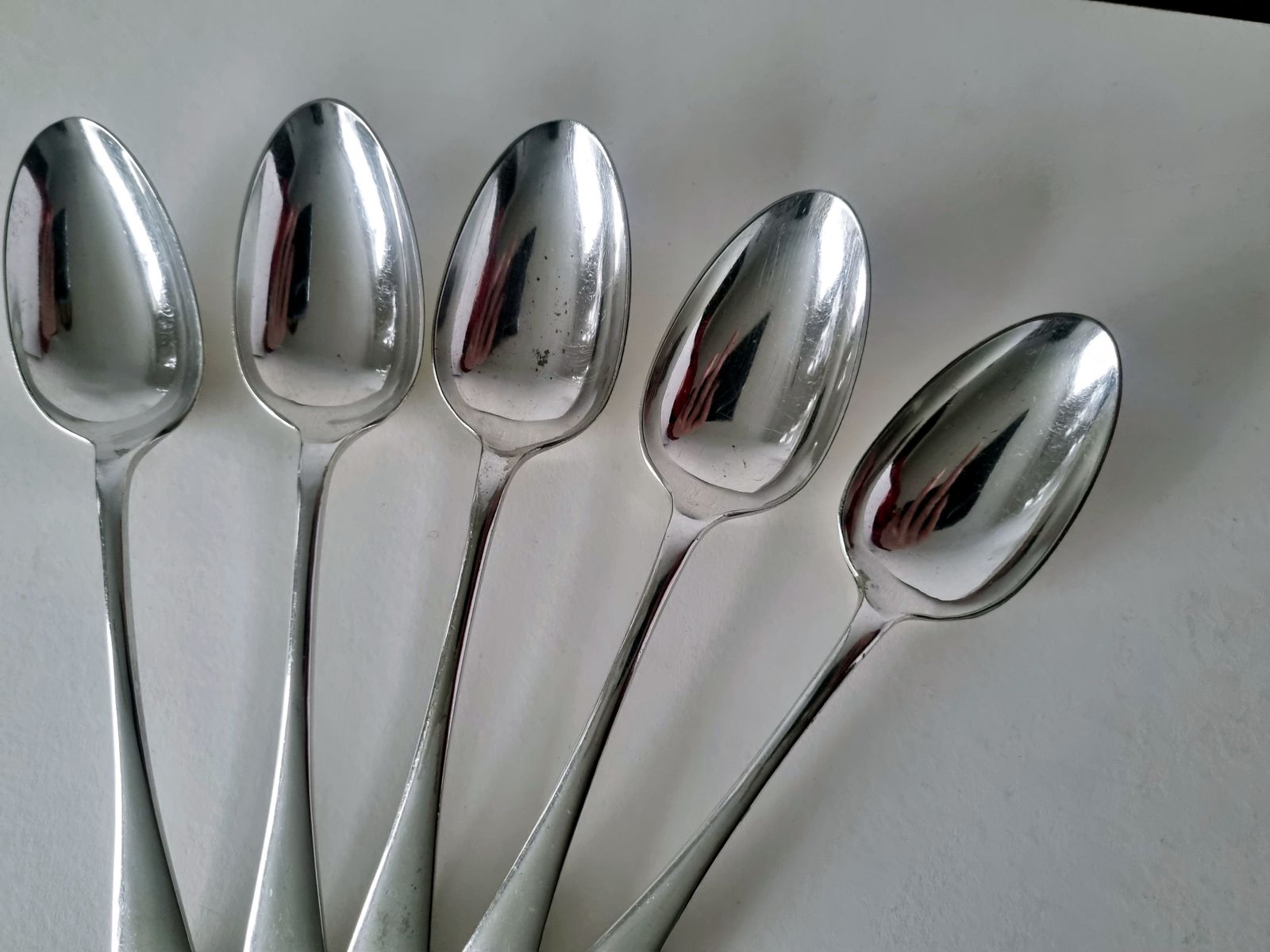 Vintage Silverplate Tablespoons Set, English Ep, Large Dining Spoons, Flatware Set, Classic photo for sale