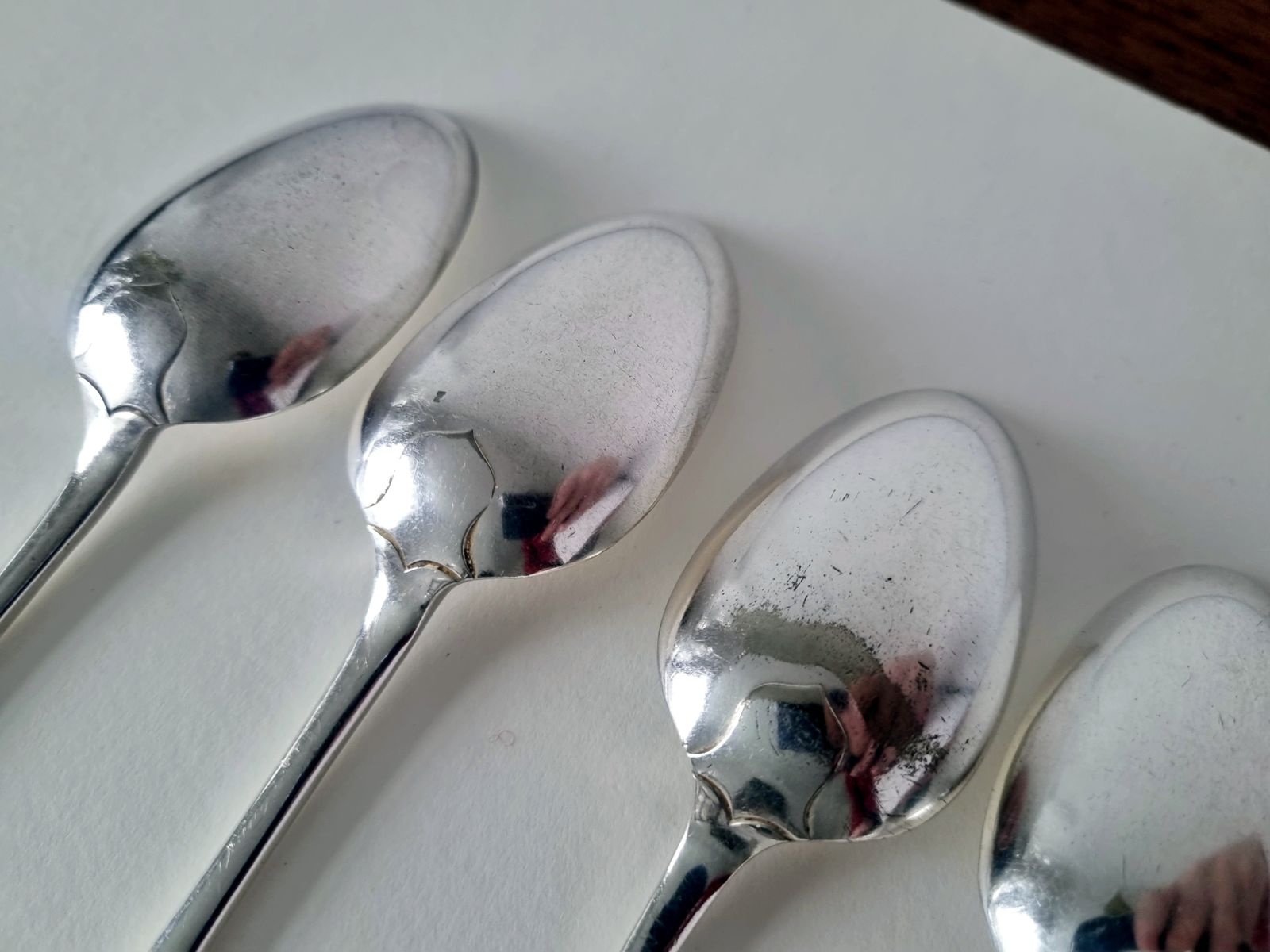 Vintage Silverplate Tablespoons Set, English Ep, Large Dining Spoons, Flatware Set, Classic photo vintage