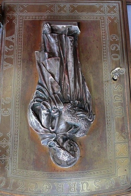 19th Century Bronze Tabernacle Door photo furniture