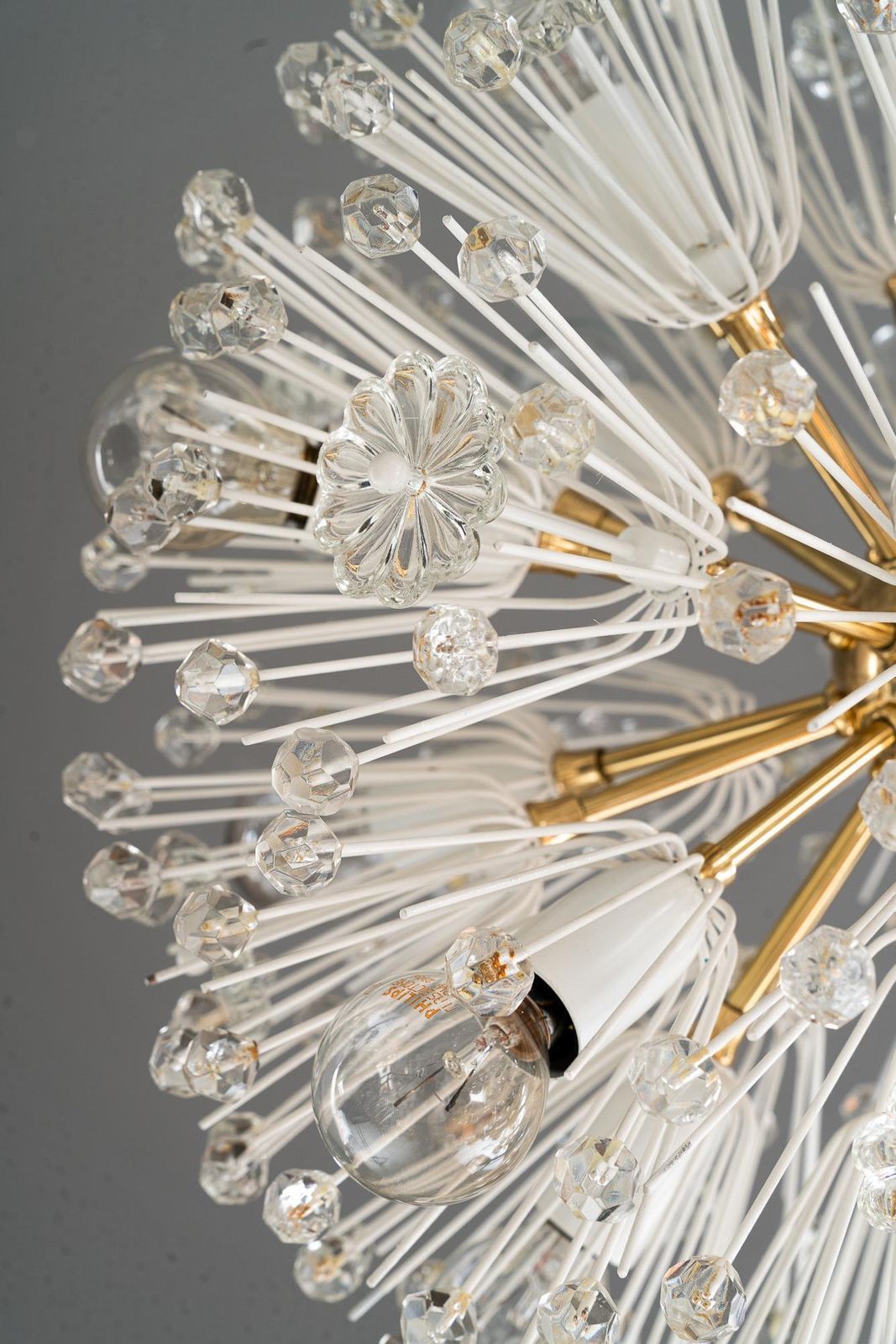 Mid Century Chandelier "Sputnik" By Emil Stejnar For Rupert Nikoll Around 1950s photo for sale