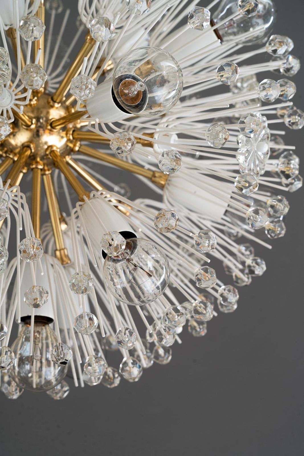 Mid Century Chandelier "Sputnik" By Emil Stejnar For Rupert Nikoll Around 1950s photo buy