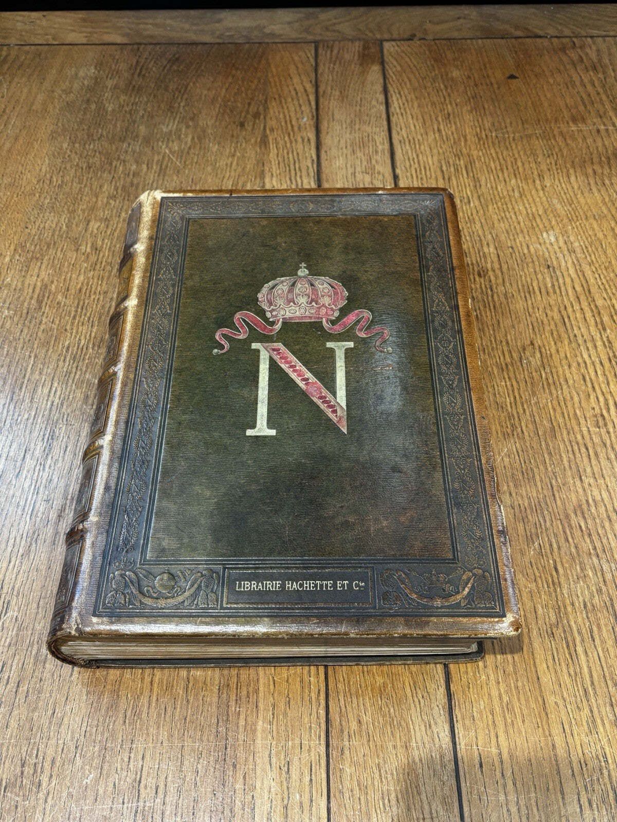 Napoleon. Large Victorian Illustrated Leather Bound Book, Paris 1895 photo 301.0