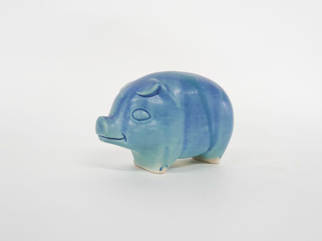 Ceramic Piggy Bank By, De Bolle Deur, The Netherlands 1980's