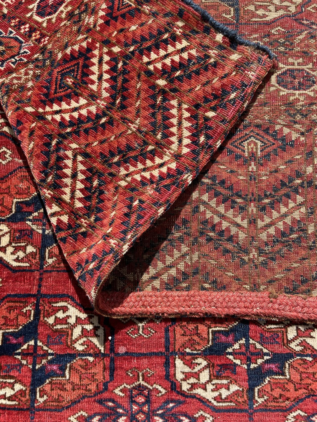 845.0 Antique Tekke Turkoman Dowry Rug With Silk Highlights photo