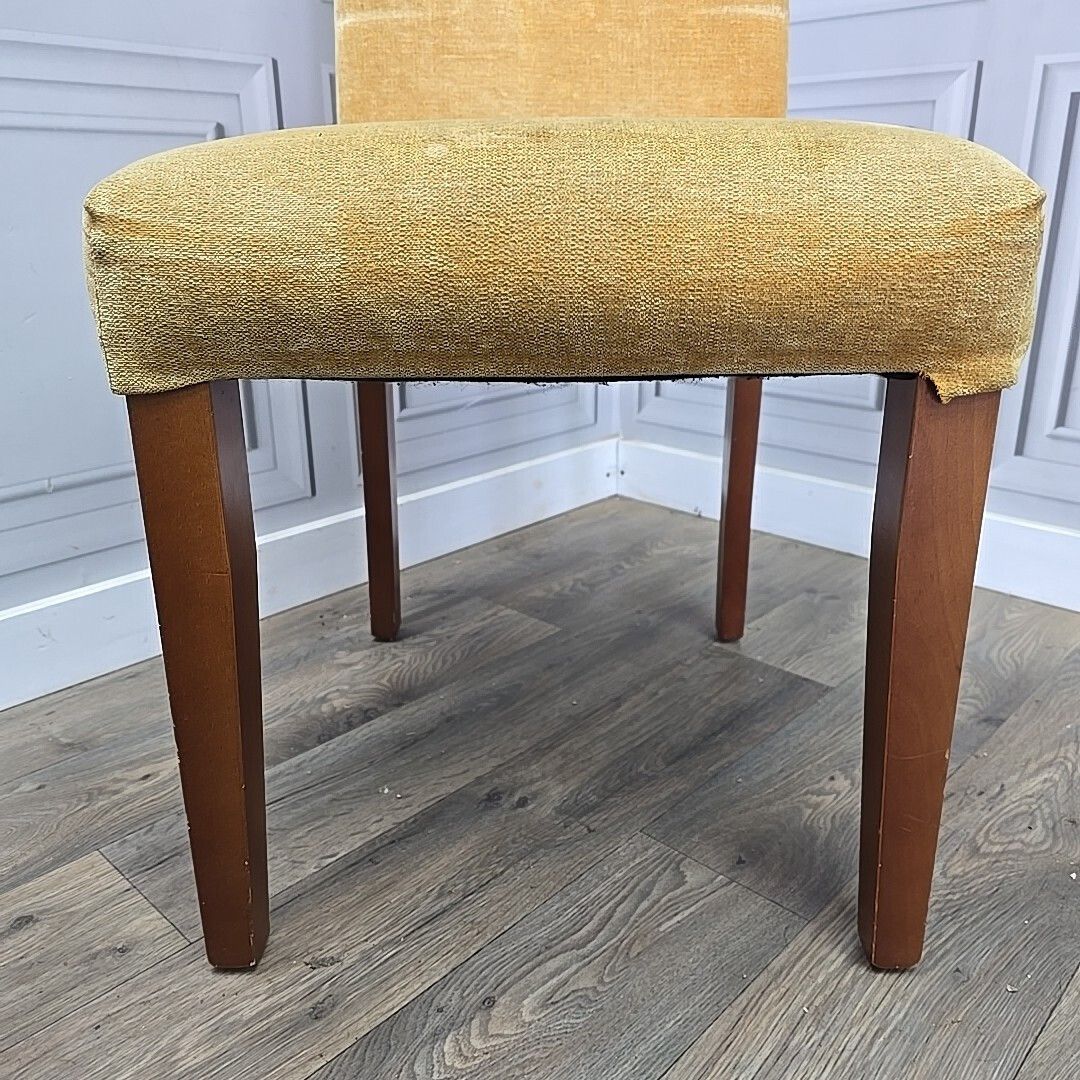 Furniture Pair Upholstered Chairs   Retro Vintage   Fireside Reading Nursing Dining Seats photo