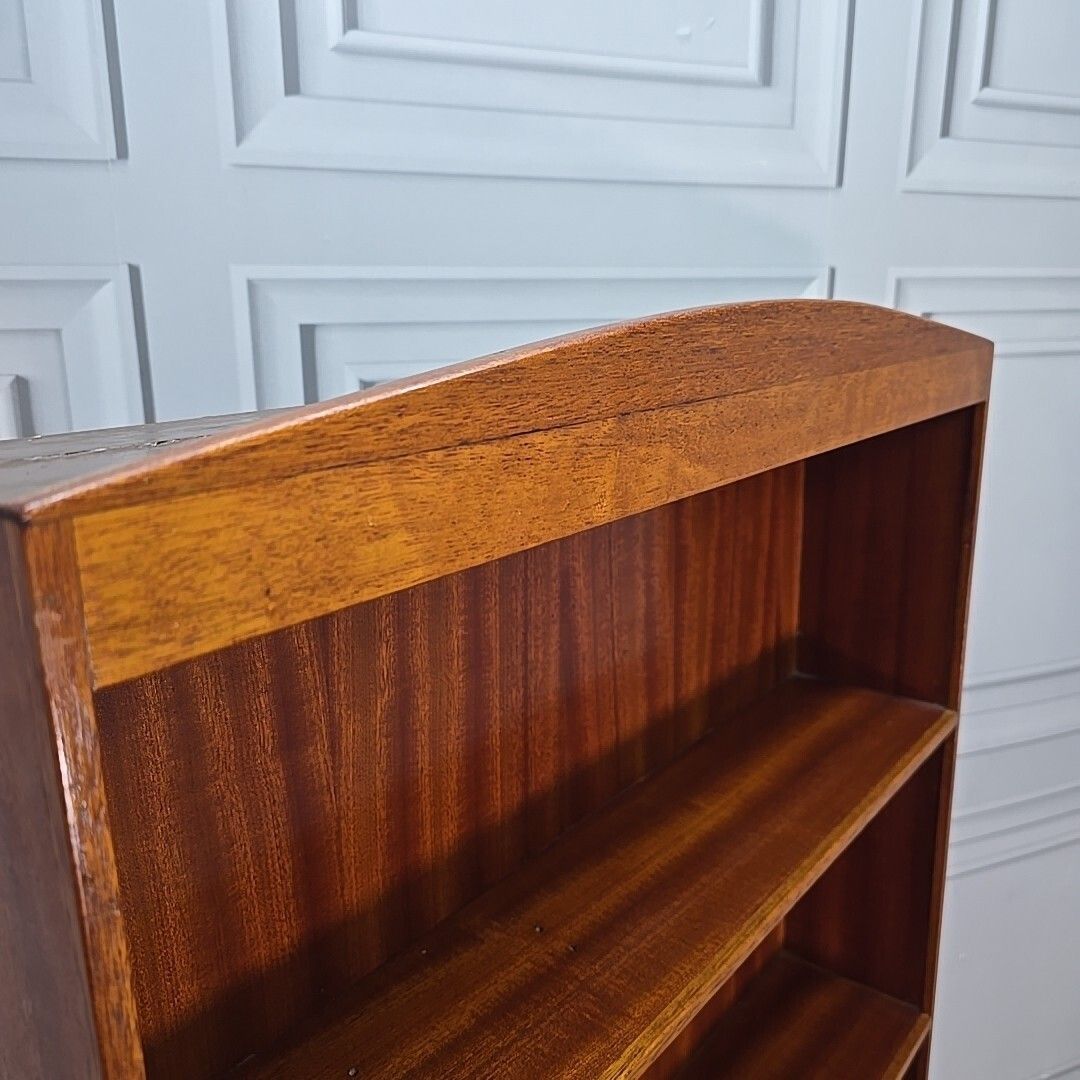 Retro Vintage Bookcase Cabinet – Mid Century Compact Display Storage Rosewood photo 290.0